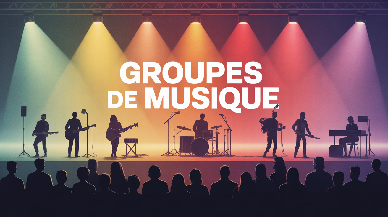 Scène dynamique groupes de musique