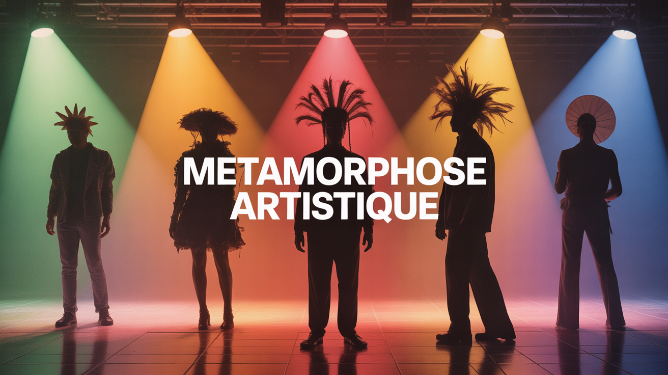 Metamorphose artistiques silhouettes costumes scene