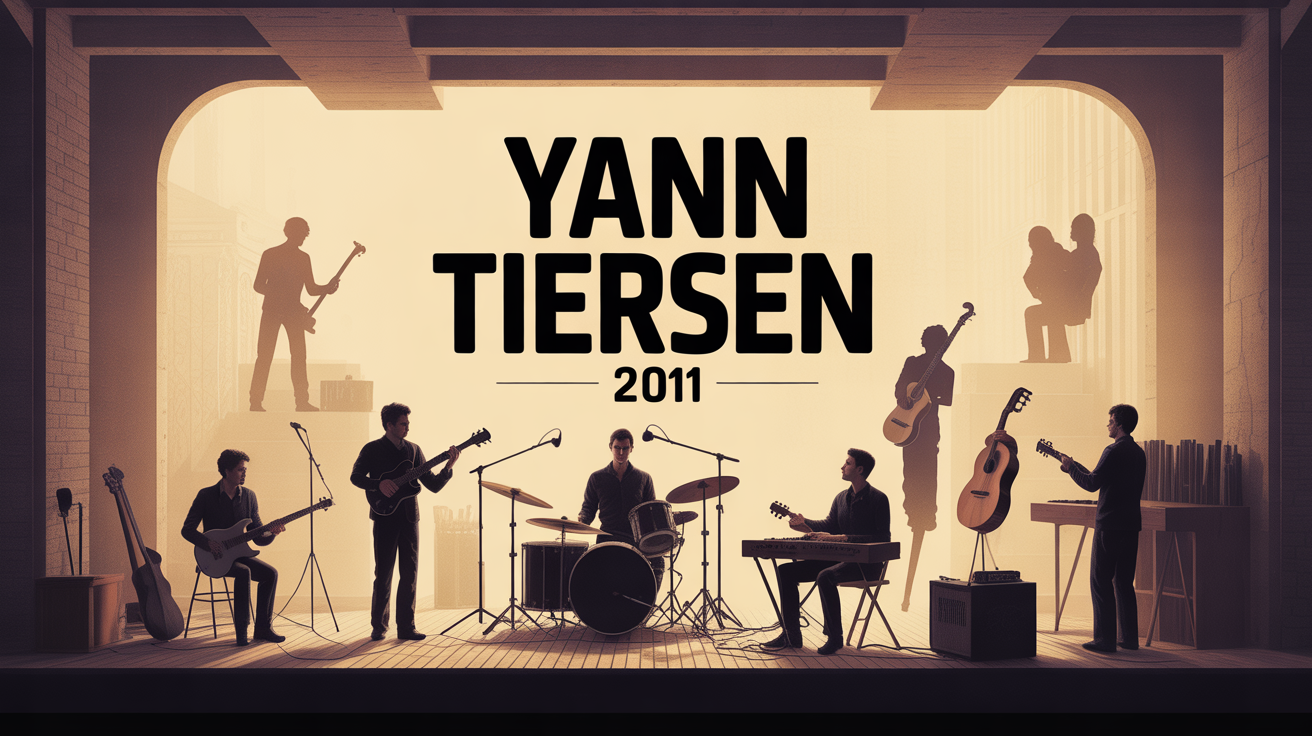 Yann Tiersen 2011 instruments classiques et électroniques