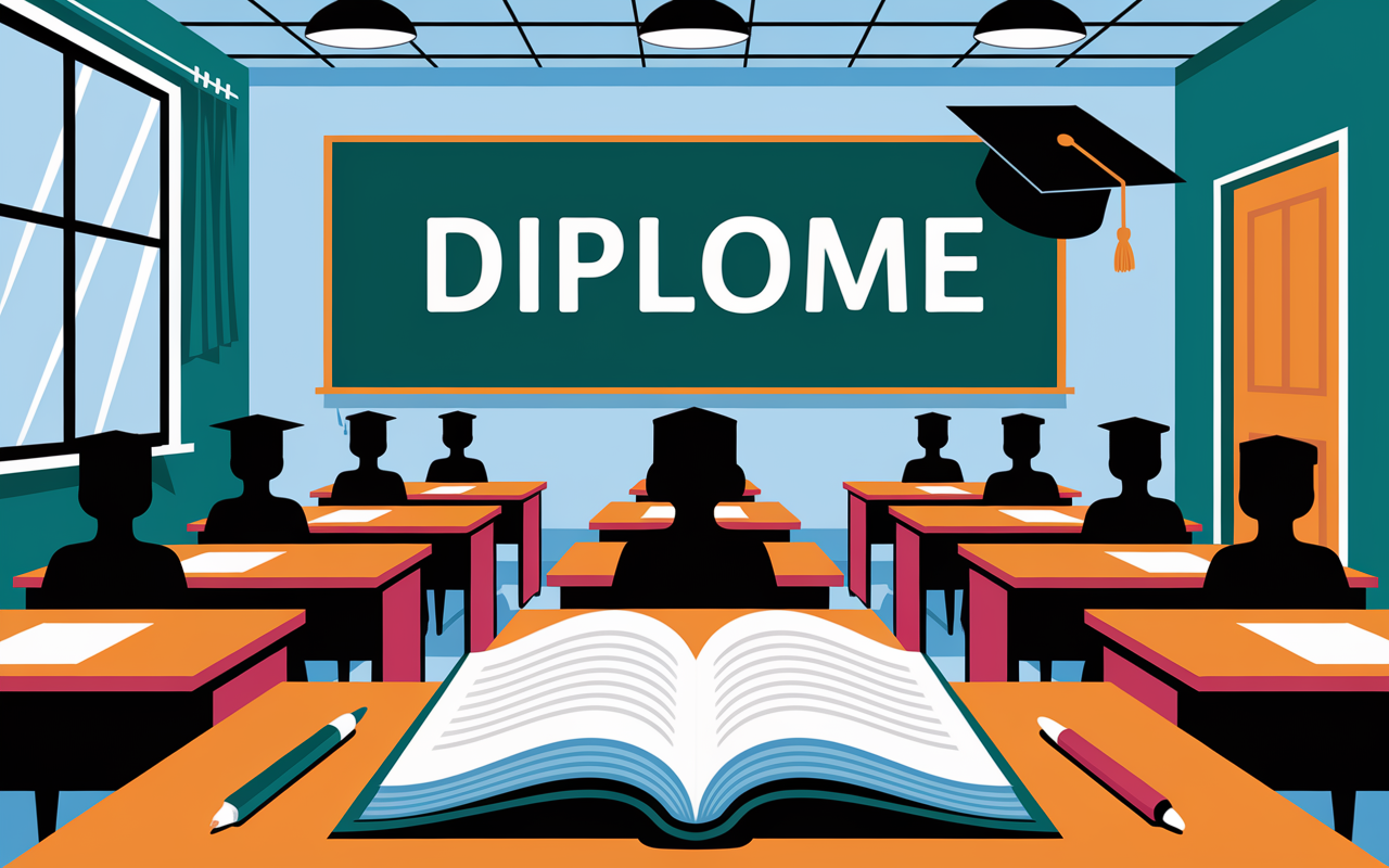Étudiants en classe préparant diplôme pour devenir bookeuse