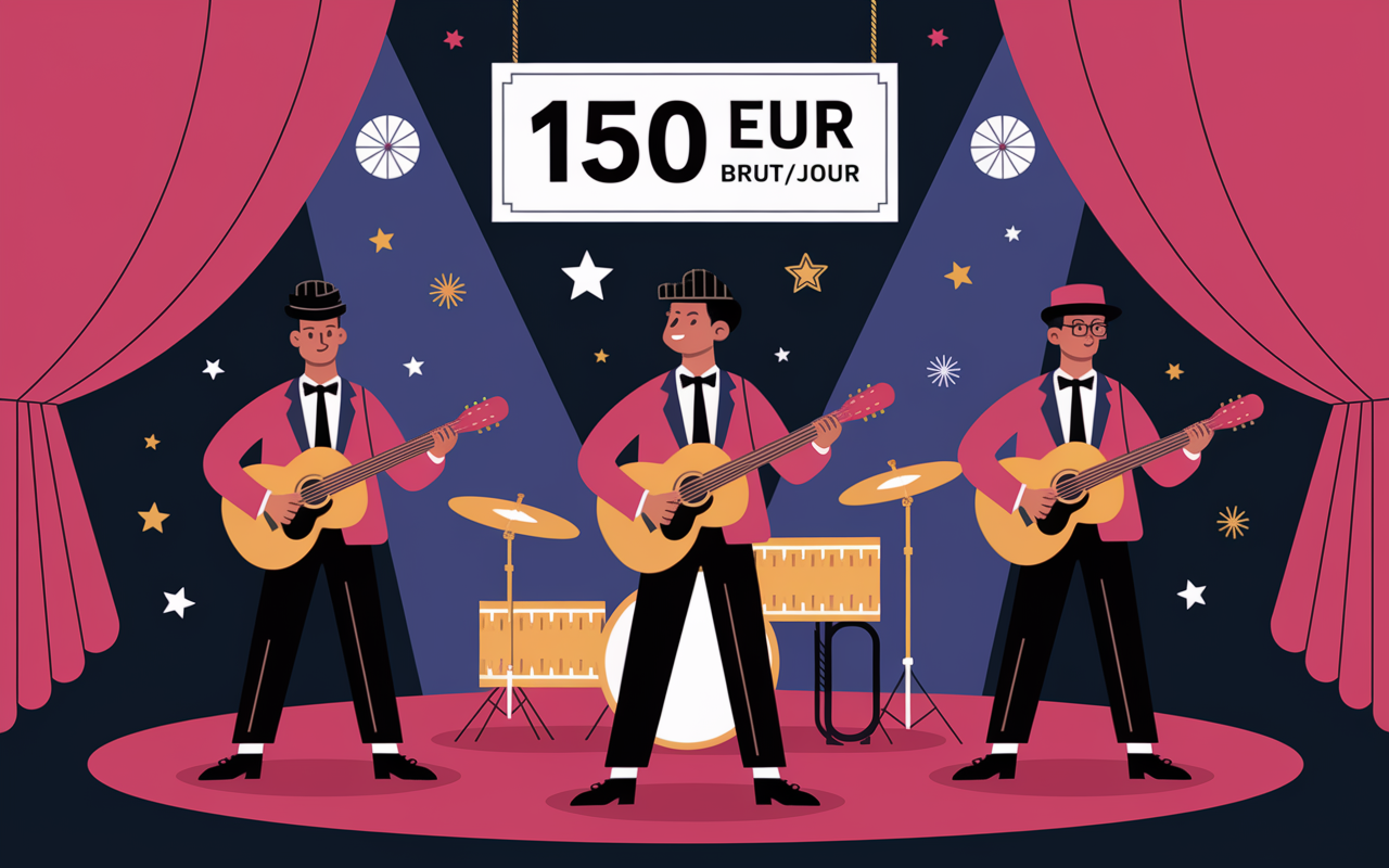 musiciens plateau télé 150 euros jour ambiance festive
