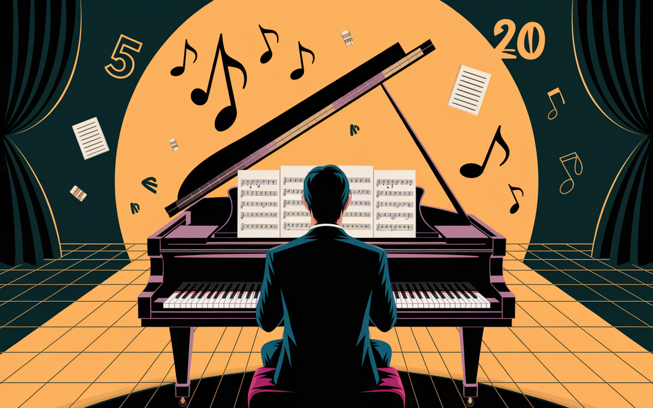 compositeur de musique de film piano partitions direction