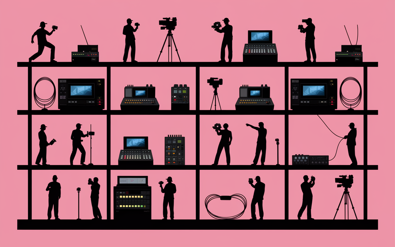 Equipe technique et materiel Studio C&P, expertise audiovisuelle