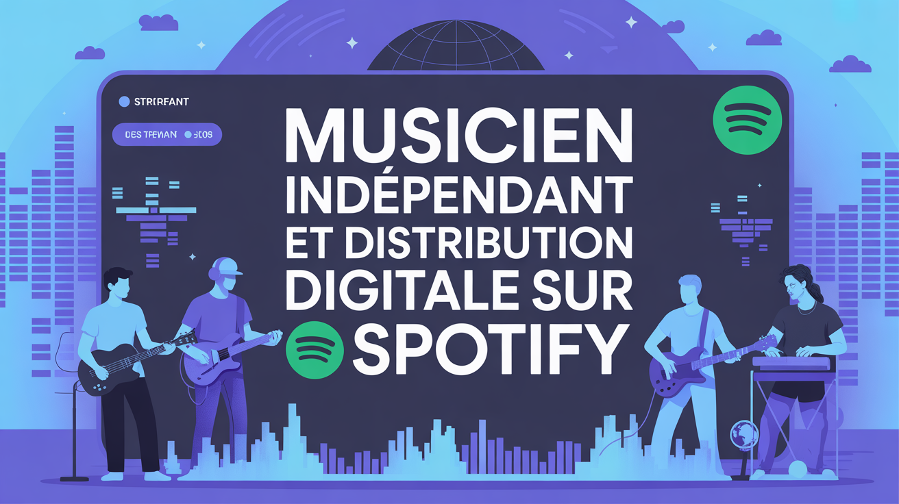 musicien independant en scene digitale sur spotify