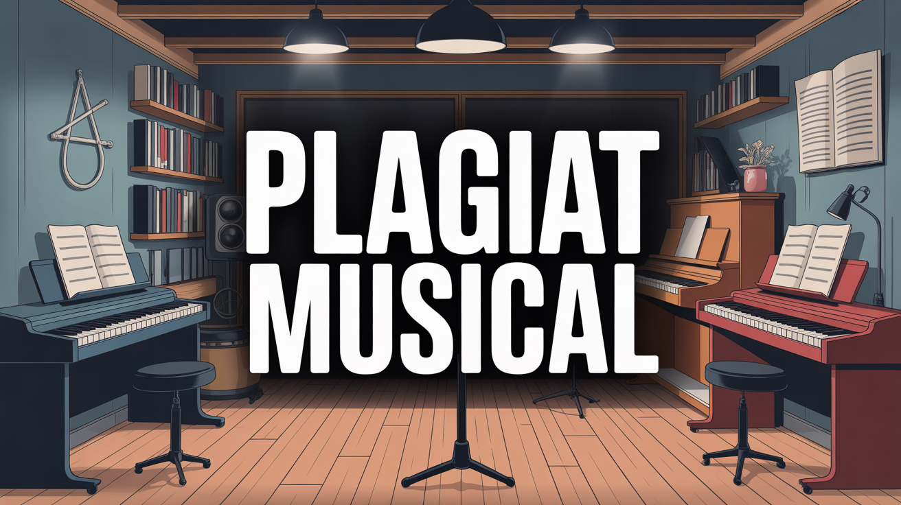 Plagiat musical en studio, justice et partitions
