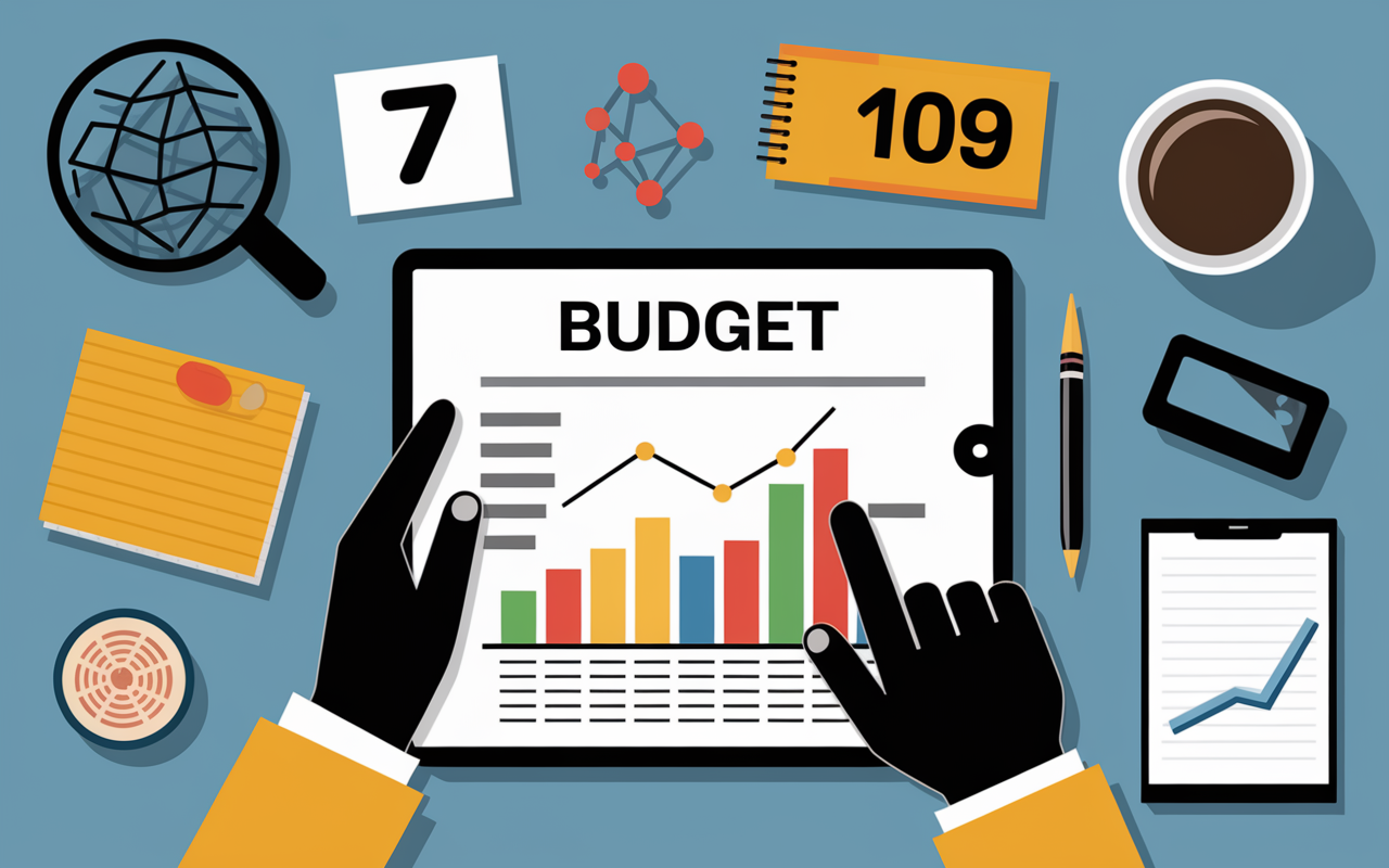 Graphiques budget reseaux sociaux promotion musicale