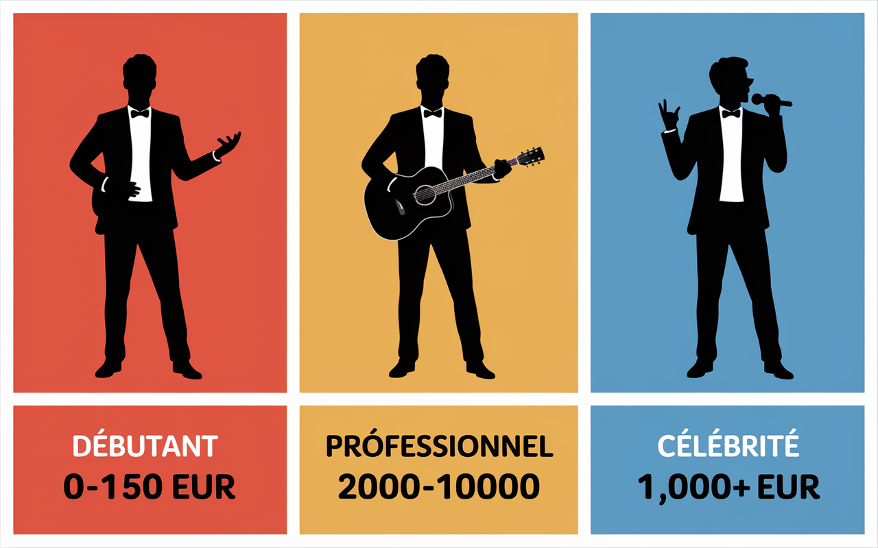 tableau salaire chanteur debutant professionnel celebre