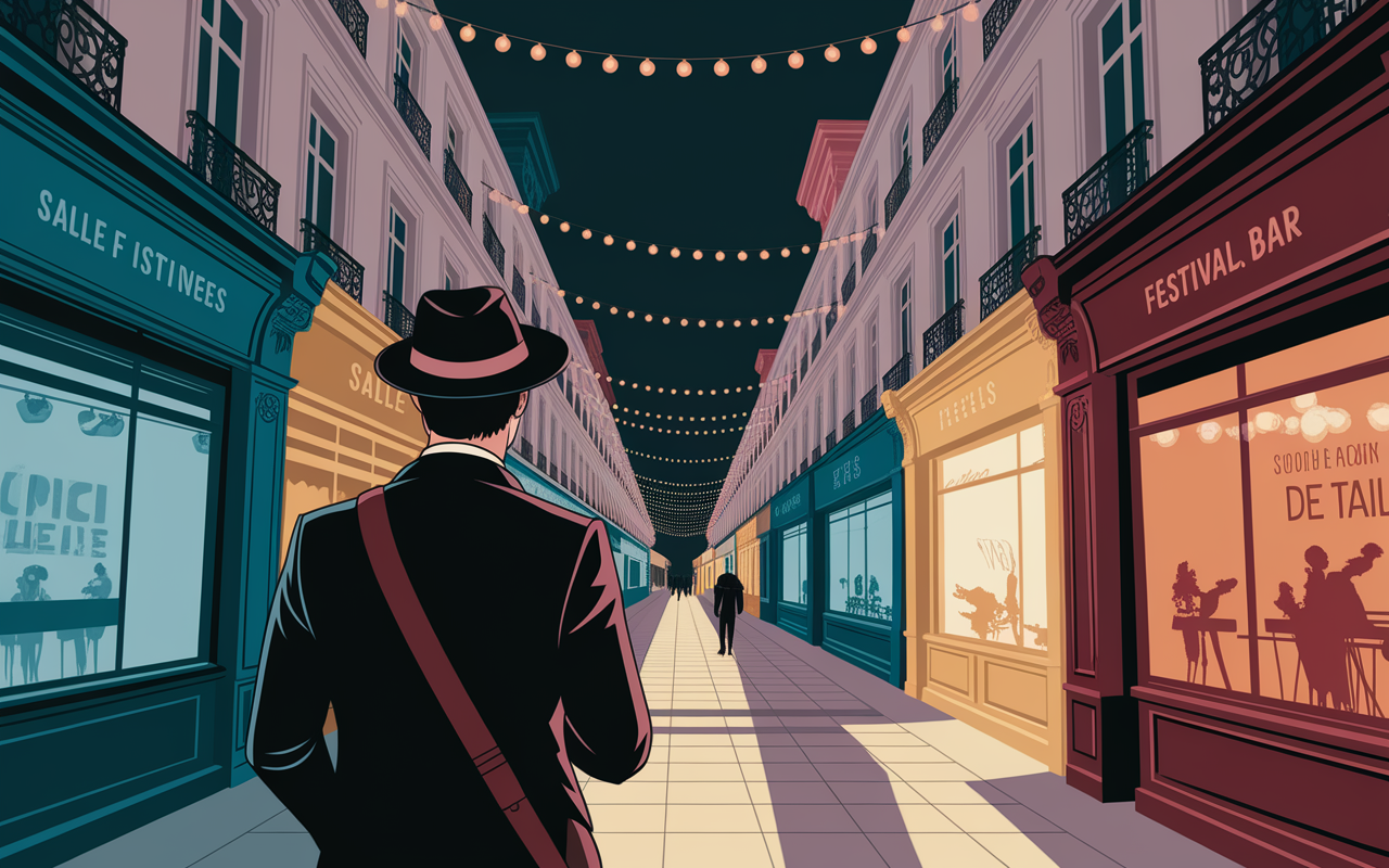 Tourneur musique musicien devant choix de scenes