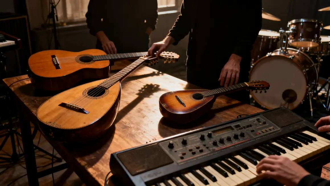Instruments studio Dust Lane Yann Tiersen
