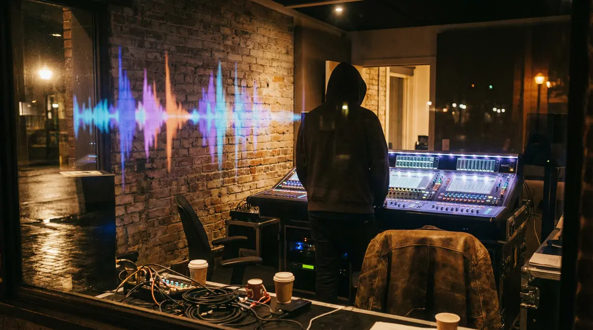 Scène electro Gong Gong mixage nocturne urbaine