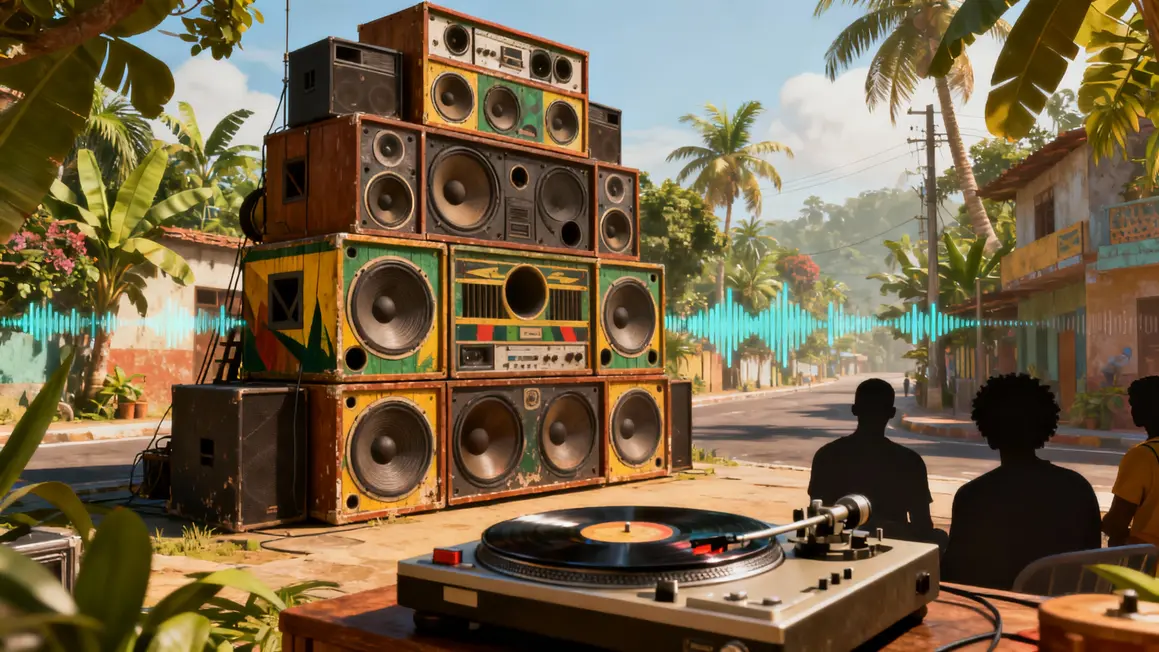 sound system dub reggae jamaïque années 60