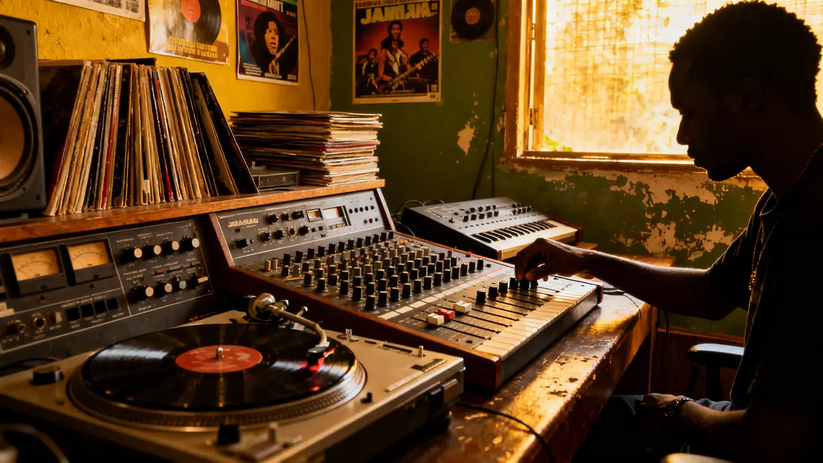 studio analogique reggae électro Jamaïque