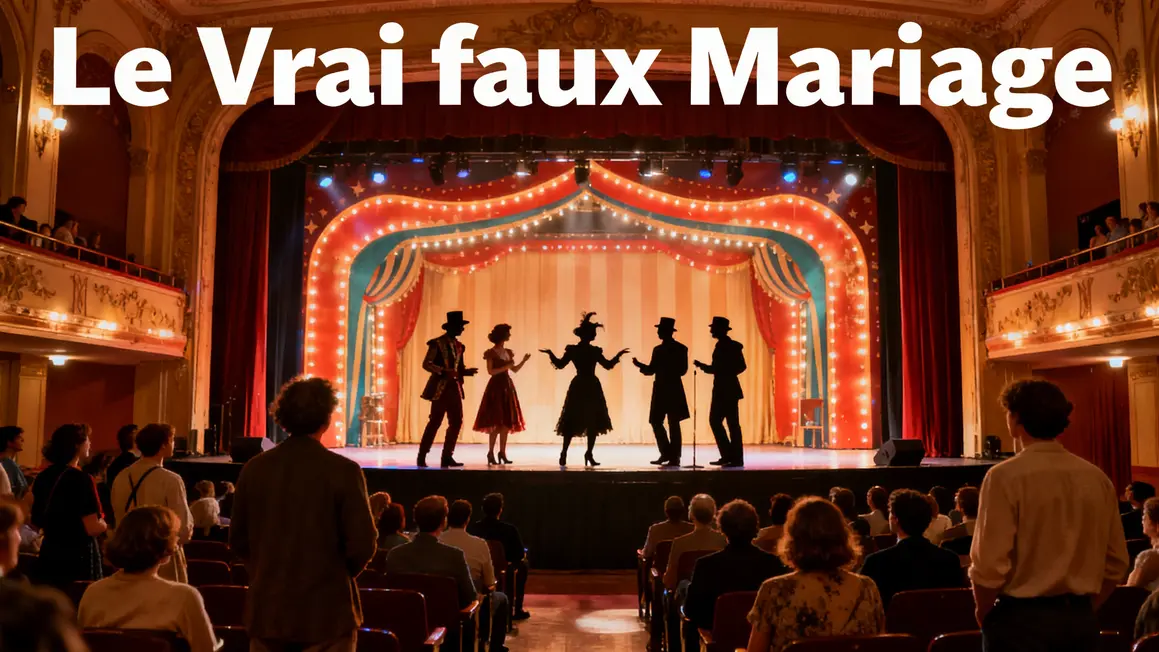 Live La Caravane Passe Le Vrai faux Mariage ambiance cabaret