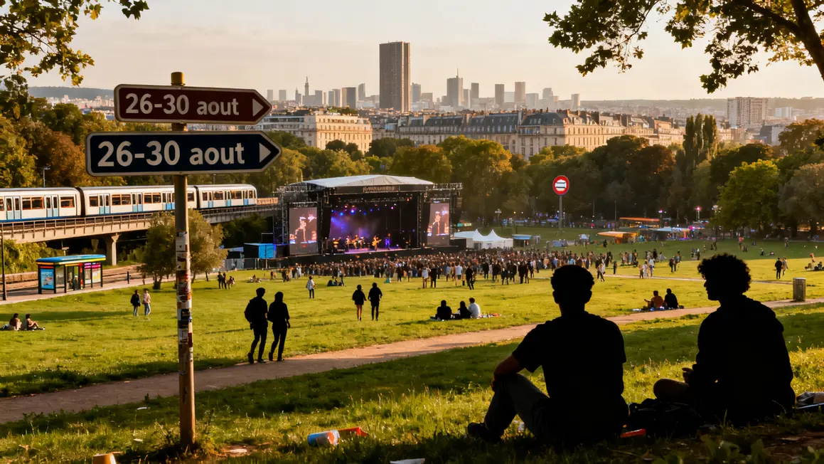 plan parc saint cloud scènes et métro rock en seine