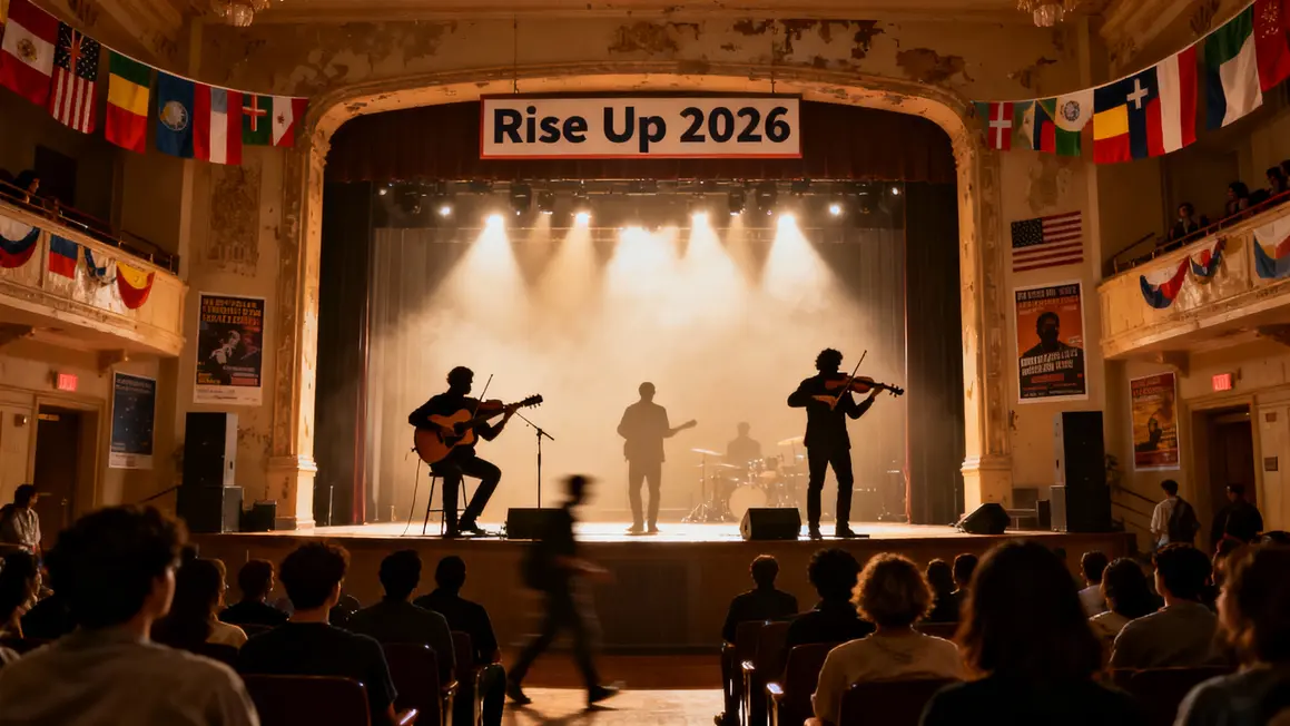 Concert folk contemporain événement Rise Up 2026