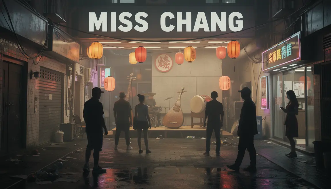Visuel Miss Chang, ambiance urbaine asiatique, fusion musicale