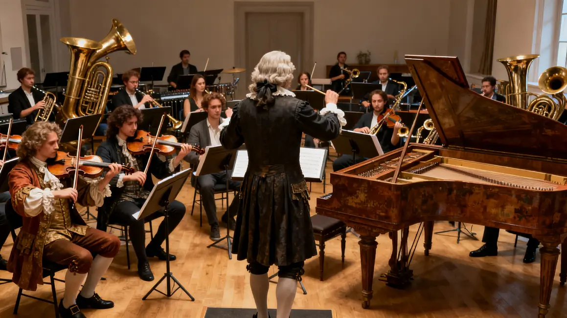 Orchestre baroque contrasté orchestre moderne