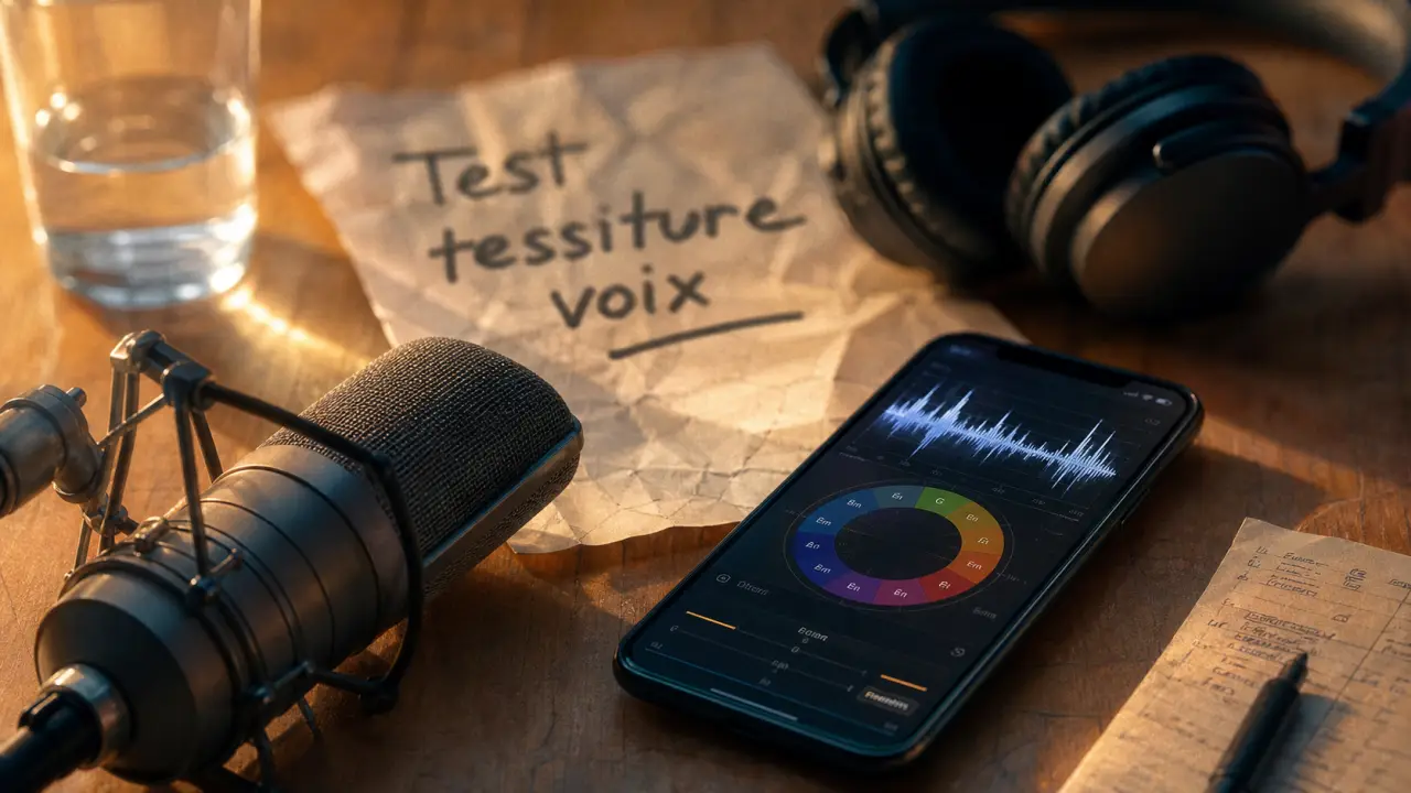 Test tessiture voix en ligne : mesurer le confort vocal sans forcer