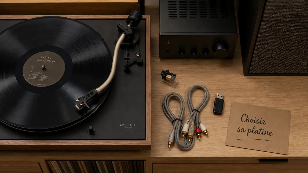 Platine vinyle comment choisir : courroie, préampli ou Bluetooth